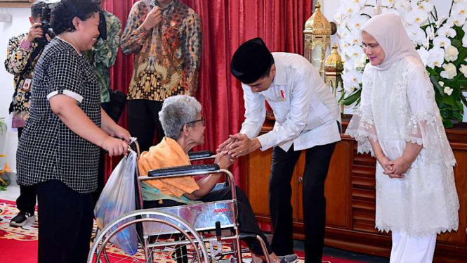 Presiden Joko Widodo (Jokowi) Gelar Open House Lebaran 2024 di Istana Negara