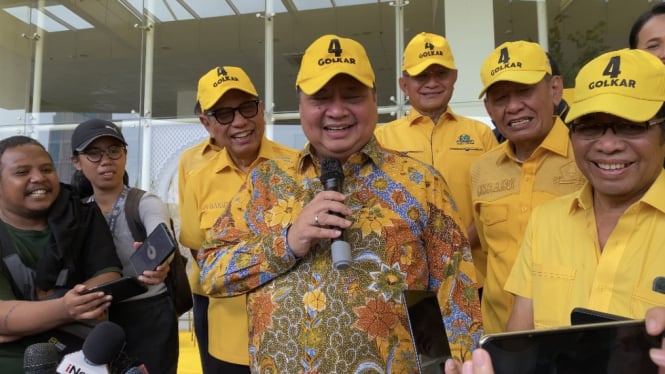 Ketua Umum Partai Golongan Karya (Golkar) Airlangga Hartarto mengatakan pihaknya Golkar dan juga partai Gerinda sepakat rekomendasikan nama Ridwan Kamil Sebagai Calon Gubernur DKI Jakarta. 