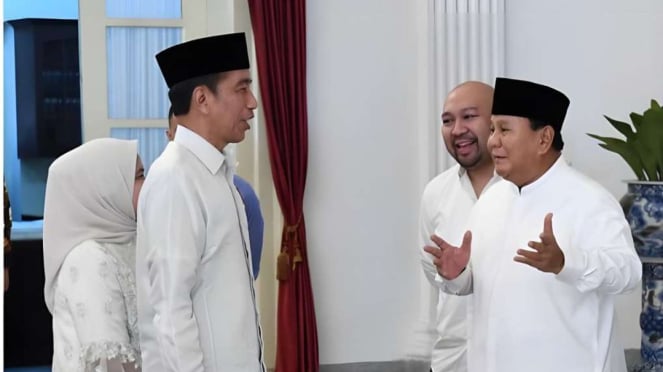 Prabowo Sarapan Bareng Jokowi di Istana Negara