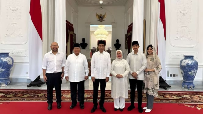 Hari Kedua Lebaran, Prabowo Keliling Kunjungi para kerabat dekat