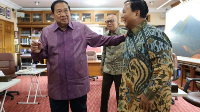 Prabowo bertemu dengan SBY