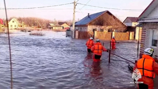 Banjir Melanda Rusia, Lebih dari 15.000 Rumah Terendam