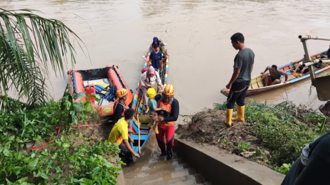 Ribuan rumah di empat Kecamatan Kabupaten Muratara terendam banjir.