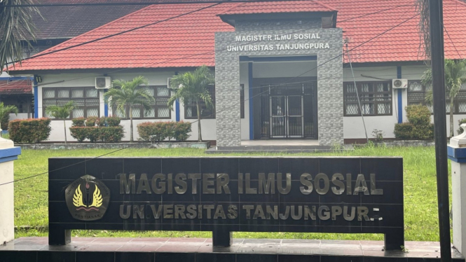 Kampus Magister Ilmu Sosial Universitas Tanjungpura Pontianak. (Istimewa) 