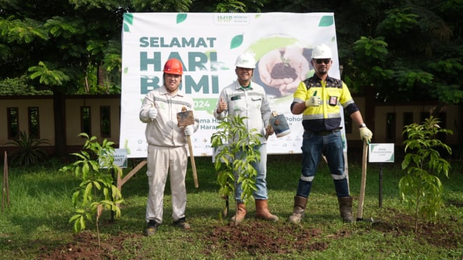 Peringati Hari Bumi, IMIP Tanam 1.000 Pohon Pelindung Peringati Hari Bumi