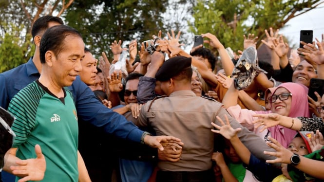 Presiden Jokowi di Gorontalo