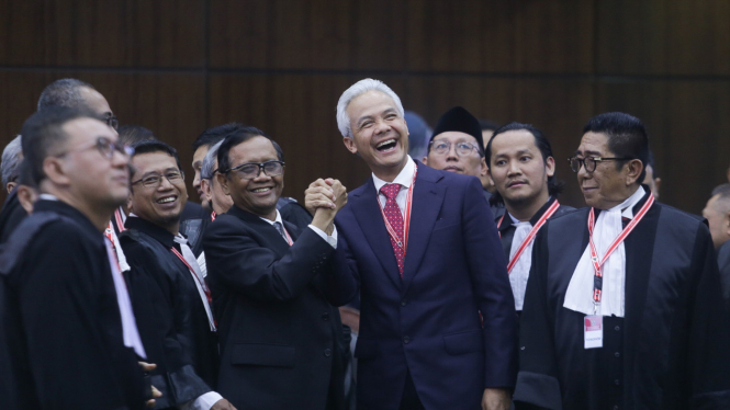 Sidang Putusan Sidang Perselisihan Hasil Pemilu 2024 di MK, Ganjar-Mahfud