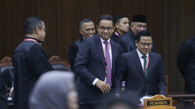 Sidang Putusan Sidang Perselisihan Hasil Pemilu 2024 di MK, Anies-Muhaimin