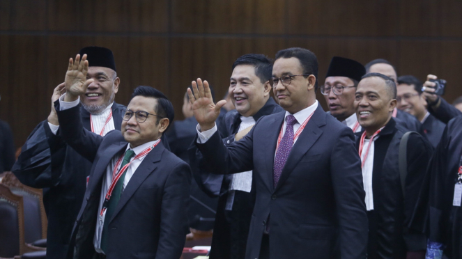 Sidang Putusan Sidang Perselisihan Hasil Pemilu 2024 di MK, Anies-Muhaimin