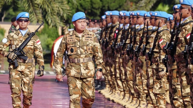 VIVA Militer: Irjen TNI Laksdya TNI Dadi periksa kesiapan Satgas Monusco Konga