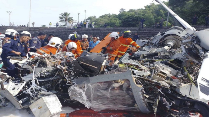 Kecelakaan helikopter militer di Malaysia, 10 orang tewas