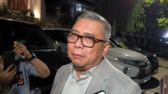 Waketum Partai Nasdem Ahmad Ali usai bertemu dengan capres pemenang Pilpres 2024, Prabowo Subianto di Jalan Kertanegara IV, Jakarta Selatan, Selasa, 23 April 2024