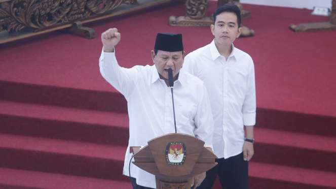 Prabowo Gebran de Penitapan, presidente do Terpilih di KPU