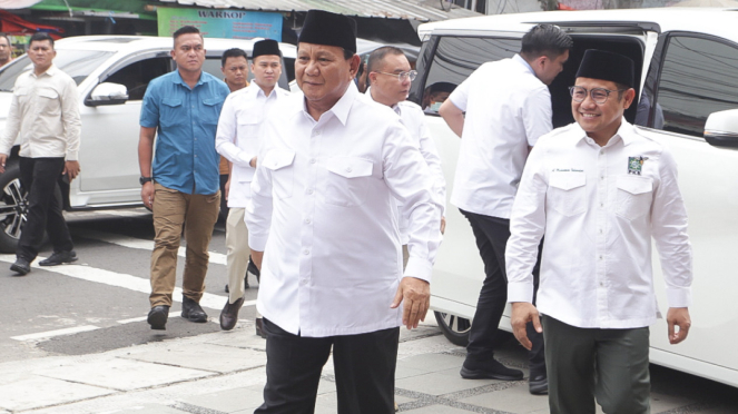 Pertemuan Prabowo Subianto dengan Muhaimin Iskandar Usai Pemilu 2024