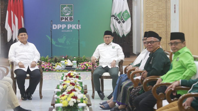 Pertemuan Prabowo Subianto dengan Muhaimin Iskandar Usai Pemilu 2024