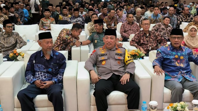 Kapolri Jenderal Listyo Sigit Prabowo Menghadiri Halal Bi Halal Pimpinan Pusat Muhammadiyah