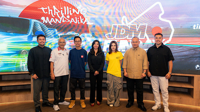 Acara konferensi pers JDM Funday Mandalika