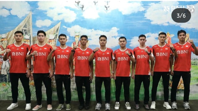 Skuad Indonesia di Thomas Cup 2024