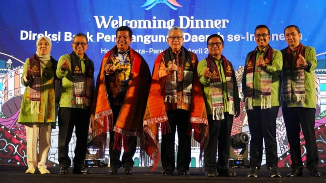 Pertemuan BPD se-Indonesia di Danau Toba, Parapat, Kabupaten Simalungun.(dok Bank Sumut)