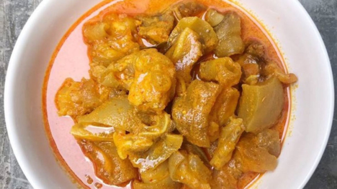 Gulai Tunjang ala Restoran Padang