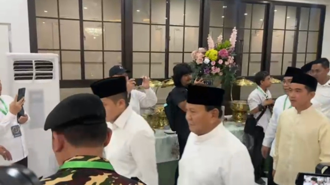 Prabowo-Gibran Hadiri Acara Halalbihalal PBNU