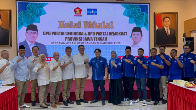 Partai Gerindra dan Demokrat Jawa Tengah menggelar pertemuan