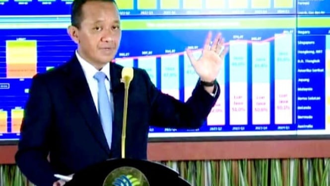 [Menteri Investasi/Kepala Badan Koordinasi Penanaman Modal (BKPM), Bahlil Lahadalia, dalam konferensi pers Realisasi Investasi Kuartal I-2024, Senin, 29 April 2024]