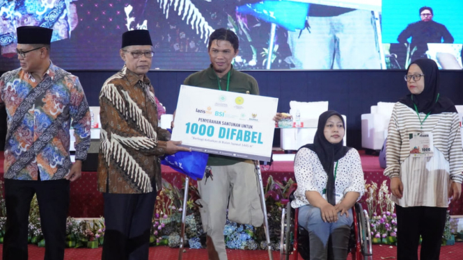 PP Muhammadiyah menggelar halalbihalal bersama 1.000 difabel