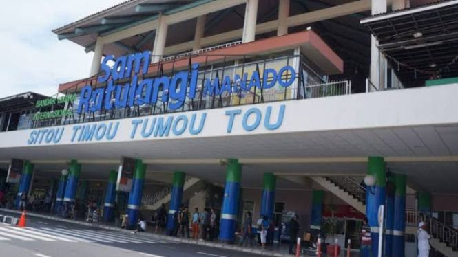 Bandara Sam Ratulangi, Sulawesi Utara.