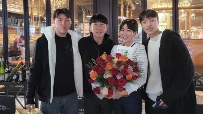 Shin Tae Yong dan keluarga