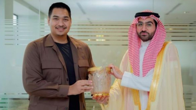 Menpora Dito dengan Wakil Menpora Arab Saudi, Bader bin Abdul Rahman Al-Qad