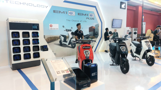 Motor listrik Honda hadir di PEVS 2024