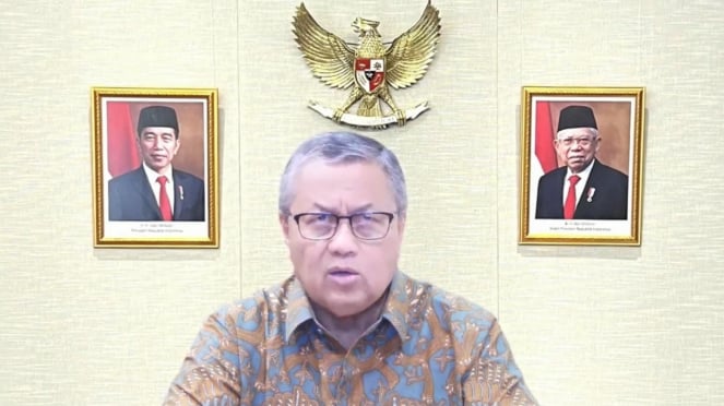 Banco Gubernur Indonesia (BI) Perry Warjiyo