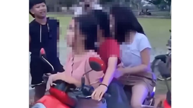 Tiga Pelajar perempuan di Blitar Terekam Mabuk di Tengah Sawah, 