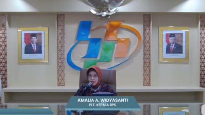 Plt Kepala BPS Amalia Adininggar Widyasanti