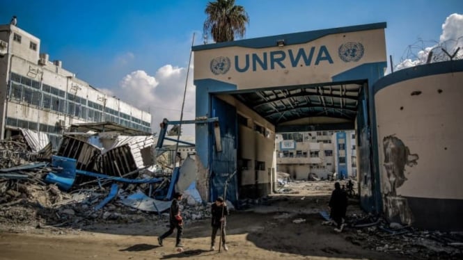 VIVA Militer: Gedung UNRWA diserang tentara Israel