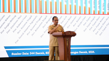 Ministro da Administração Interna (Mendagri) Muhammad Tito Karnavyan