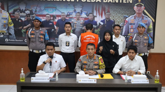 Mantan Direktur BUMD Cilegon Jadi Tersangka Korupsi di Polda Banten. (Dokumentasi Polda Banten).