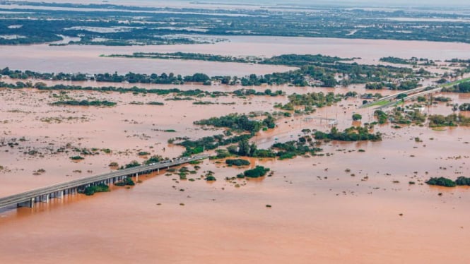 Penampakan Banjir Bandang di Brasil (Doc: The Sundaily)