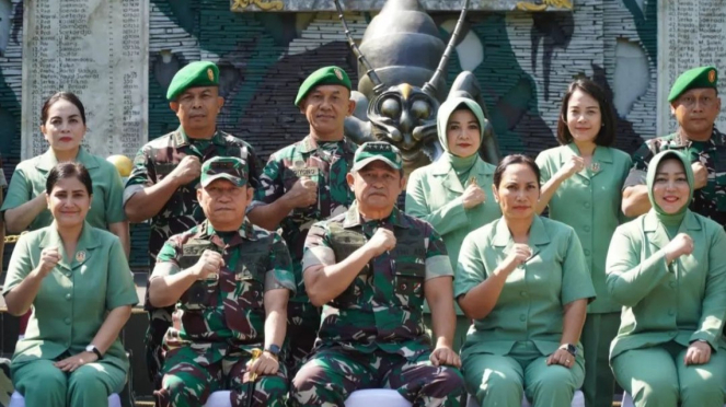 VIVA Military: Jefe del Estado Mayor del Ejército, General TNI MS en una sesión informativa en el Batallón de Infantería 514 