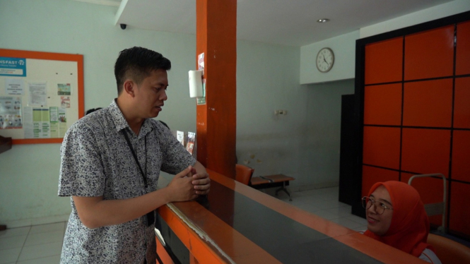 Executive Manager Kantorpos KC Tangsel, Galang Budi Mulyo