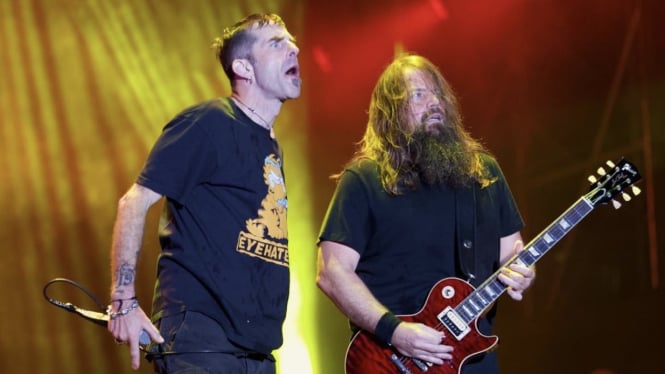 Lamb of God tampil di Hammersonic 2024.