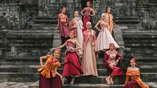 Miss Mega Bintang Indonesia 2024 di Candi Sewu