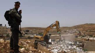 Lamentablemente, el ejército israelí destruyó decenas de hogares beduinos en el desierto de Negev.