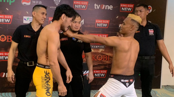 Angga vs Supriandi Saling Jatuhkan Mental Jelang One Pride MMA 78 di GBK