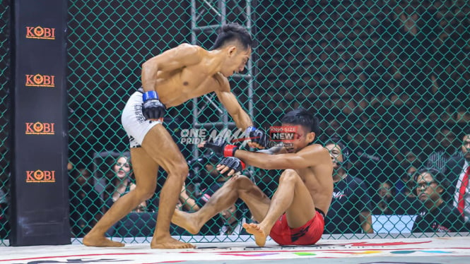 Rustam Tumbang, Charles Ebu Juara Baru Kelas Straw One Pride MMA