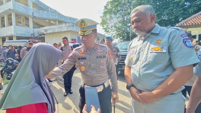 Kepala Korps Lalu Lintas Kepolisian Republik Indonesia (Kakorlantas Polri) Inspektur Jenderal Polisi Aan Suhanan