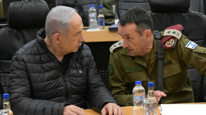 VIVA Militer: Benjamin Netanyahu dan Letnan Jenderal Herzi Halevi