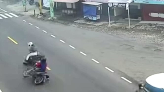 Pengendara motor kecelakaan di Yogyakarta