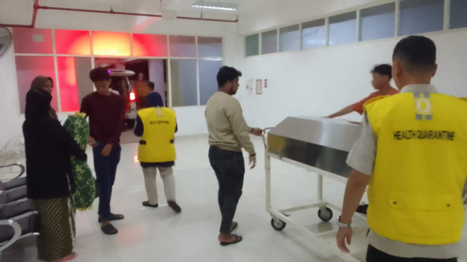 Nurseha, jemaah haji asal Palembang sempat mendapat perawatan di Rumah Sakit sebelum meninggal dunia.